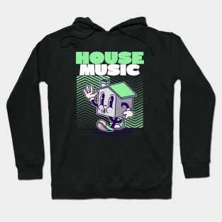 HOUSE MUSIC  - character (green) Hoodie